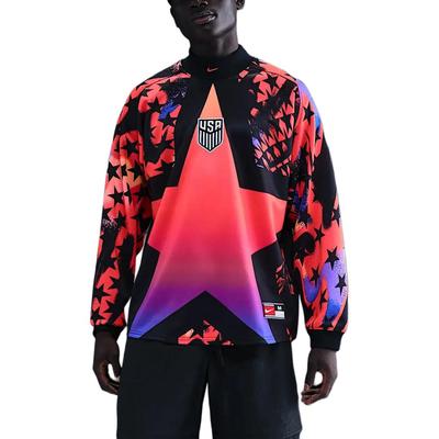 FW25 Сборная США Удобный, приятный для кожи, свободный крой, круглый вырез, пуловер, футбольная форма, мужская форма IO0786-010