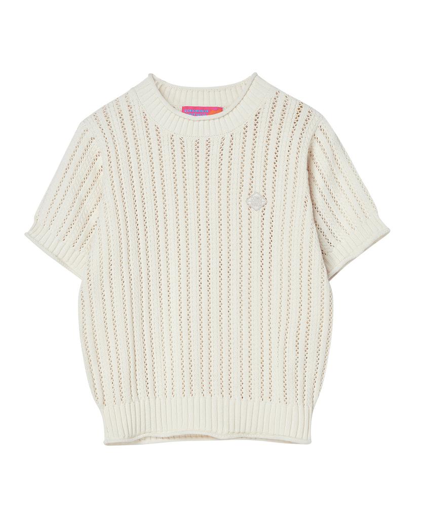 COMONINOZ W Crochet Half Knit [4 Color]