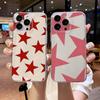 Модный винтажный чехол для телефона с большими звездами для iPhone 17 16e 16 15 14 13 12 11mini Pro Max X XR XSMAX 8 7 Air Plus Мягкая крышка