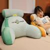 Bed Rest Reading Pillow with Arm Support Cartoon Print Detachable Backrest Support Sofa Couch Pillow,Waist Pillows