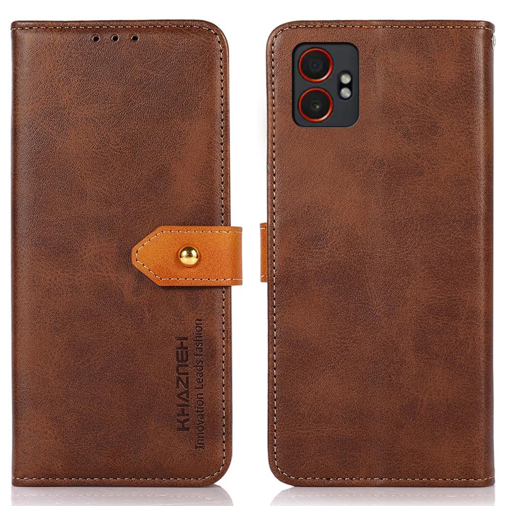 KHAZNEH For Samsung Galaxy XCover7 Pro Wallet Phone Case Stand Leather Flip Cover