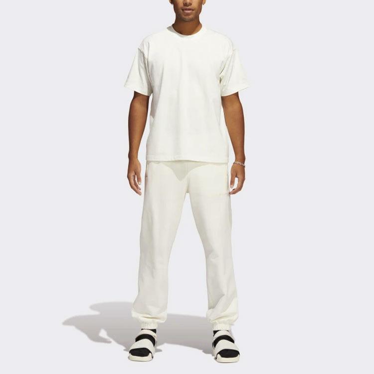 adidas Мужские джоггеры Originals X Pharrell Williams Collaboration, однотонные, свободные манжеты, белые HF9919