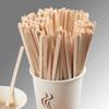 100Pcs Disposable Stir Sticks Natural Wooden Tea Coffee Stirrers Cafe Supplies