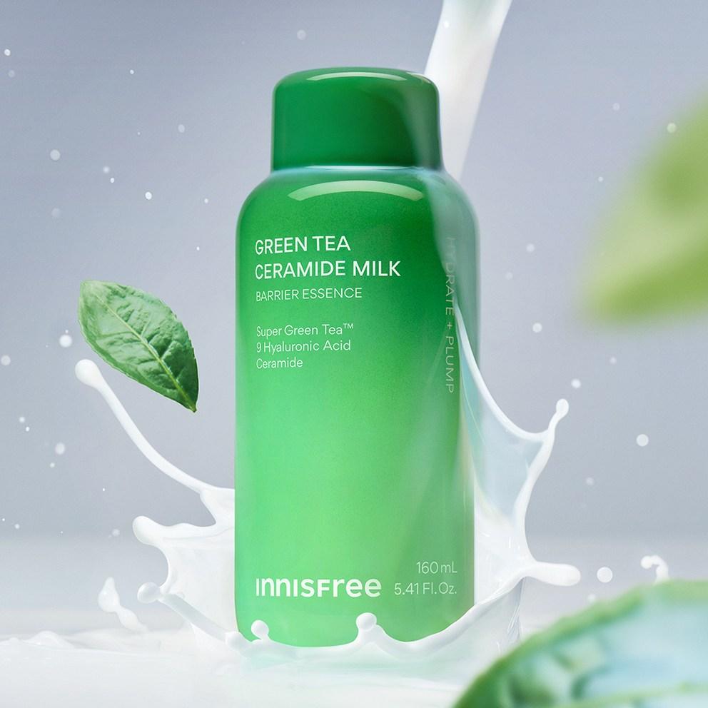 Innisfree Green Tea Ceramide Milk Essence, 160ml