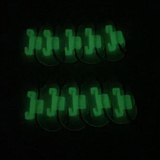 3/10/20/30Pcs Luminous Live Shrimp Fixing Hook Heavy Duty Metal Barbed Fishhook Freshwater Saltwater Catfish Bass Fishing Hook Fishing Accessories