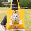 Домашнее животное Милая парусиновая сумка для домашних животных Гаджет для прогулок Свободный и удобный анти-расстегиваемый Маппет Британская короткошерстная Американская короткошерстная незаменимая вещь для путешествий