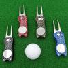 New Carbon Fiber Divot Tool - Folding Golf Ball Marker for Lawn Repair