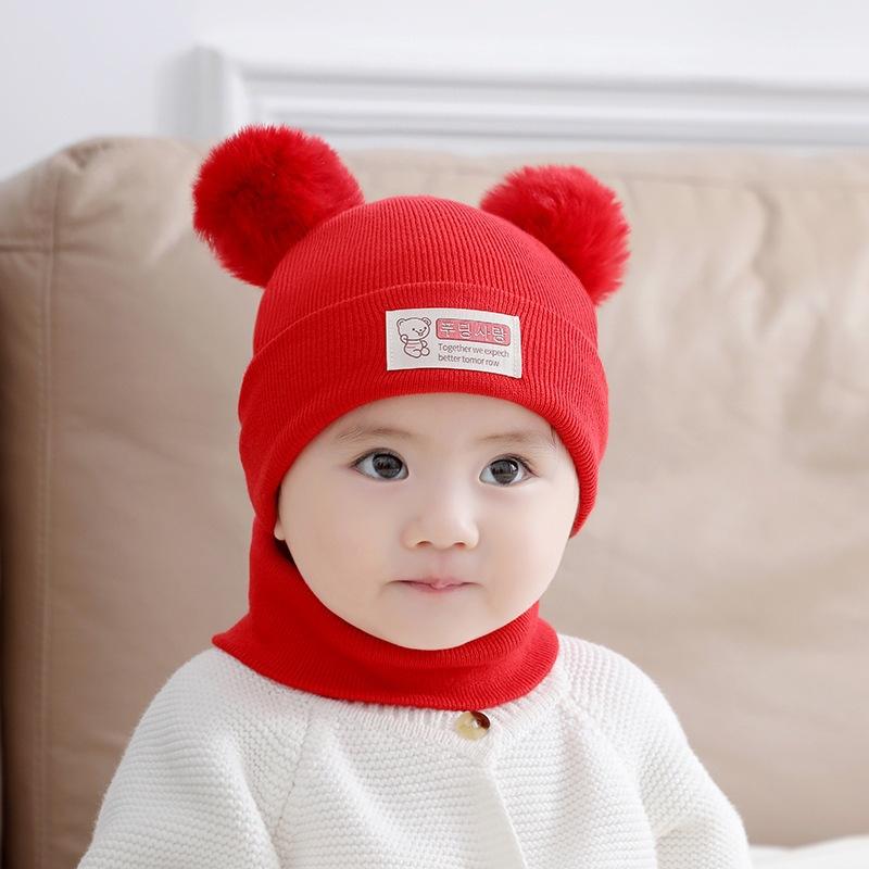 New men's and women's baby hats spring and autumn cute super cute children's baby wool hat pullover hat knitted hat autumn and winter