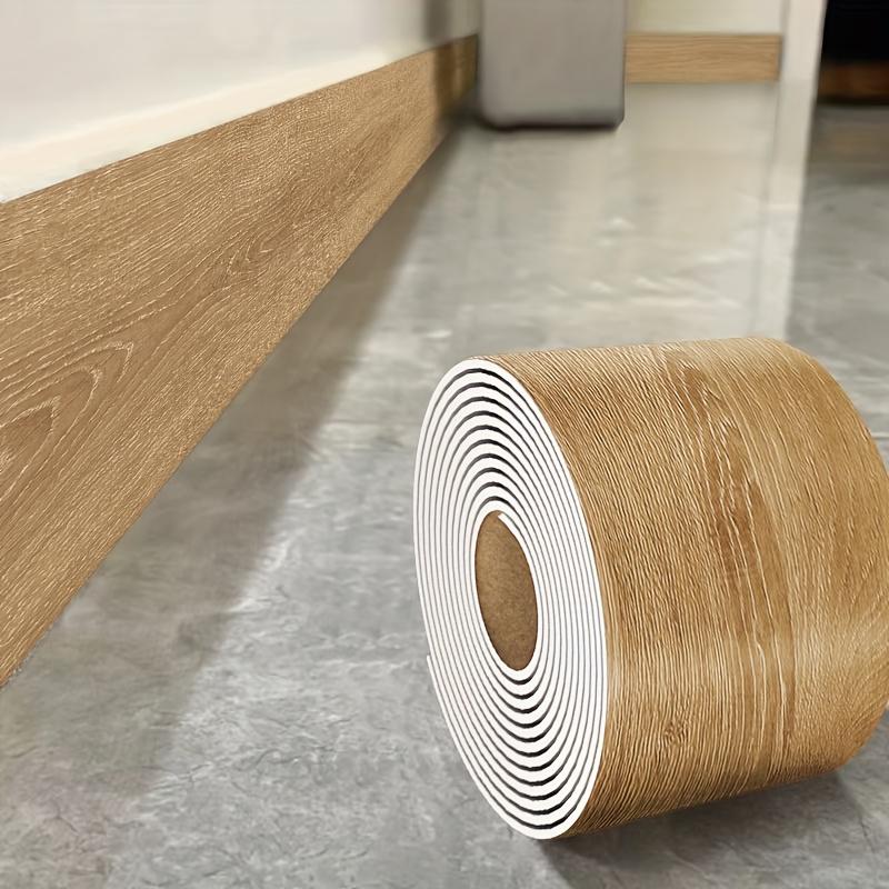 Мраморный самоклеящийся плинтус, 196.8"x3.95" Водонепроницаемая самоклеящаяся бордюрная лента для стен, Съемная ПЭТ-виниловая наклейка для домашнего декора