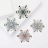 High-Grade Alloy Rhinestone Snowflake Brooch Beautiful Fashion Women'S Suit Cardigan Corsage Jewelry Pin