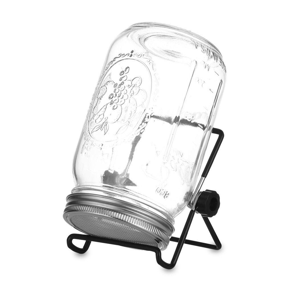 Кухонный проращиватель семян с широким горлом, 16/32 унции, банки Мейсона для проращивания с сетчатыми крышками