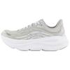 Hoka One One Bondi 9 Удобные Прочные Дышащие Беговые Кроссовки Мужские Кроссовки Серый Серебристый Белый 1162011-CRDS