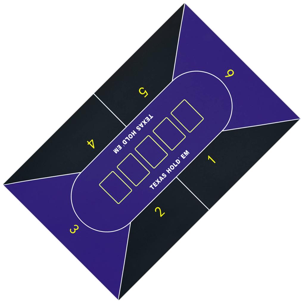 Felimoa Покер 6 Казино 60 x 90см Мат, Настольный, Игрок, Игра, Моющийся, Гладится, Прибл.