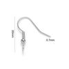 DIY 304 Stainless Steel Earring Hooks - Jewelry Making Accessories