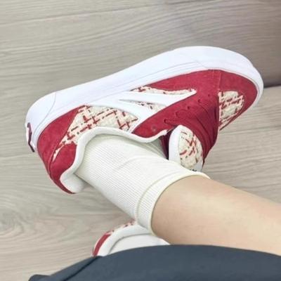 Корейская версия 2025 новые кеды-скейтборды Xiaoxiangfeng женские ins нишевые низкие универсальная расцветка повседневные кеды