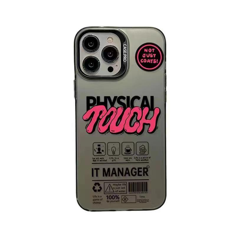 English label metal button apple 16promax mobile phone case iPhone14pro12/11 matte xs/xr