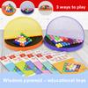 Beads Game Stacking & Sorting Board Game Toy With Storage Case Training Puzzle Educational Gift For Kids