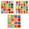 TOMMYFIELD Wooden Puzzle for Learning Numbers and Alphabet, Educational Puzzle (Puzzle) [Product]