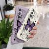 Flying Butterfly  Phone Case For Samsung Galaxy A37 A57 Liquid Silicone Cover