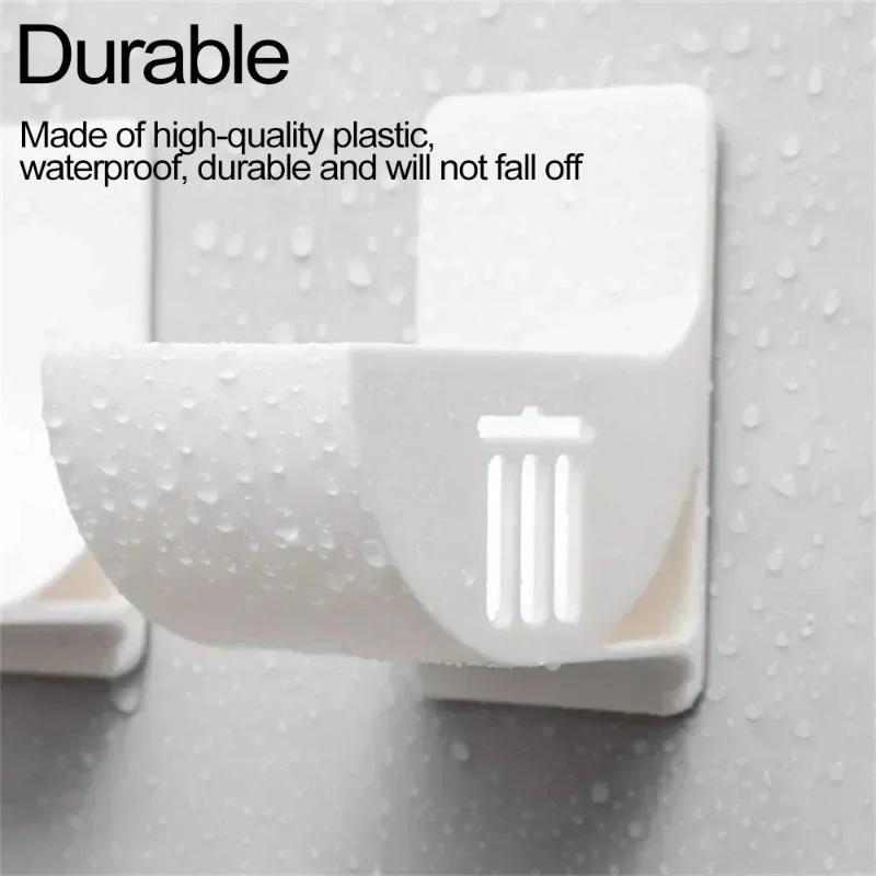 6шт настенный непробивной лоток для хранения кухонная полка пластиковая пленка мусорный мешок холодильник боковая полка для ванной комнаты спальня