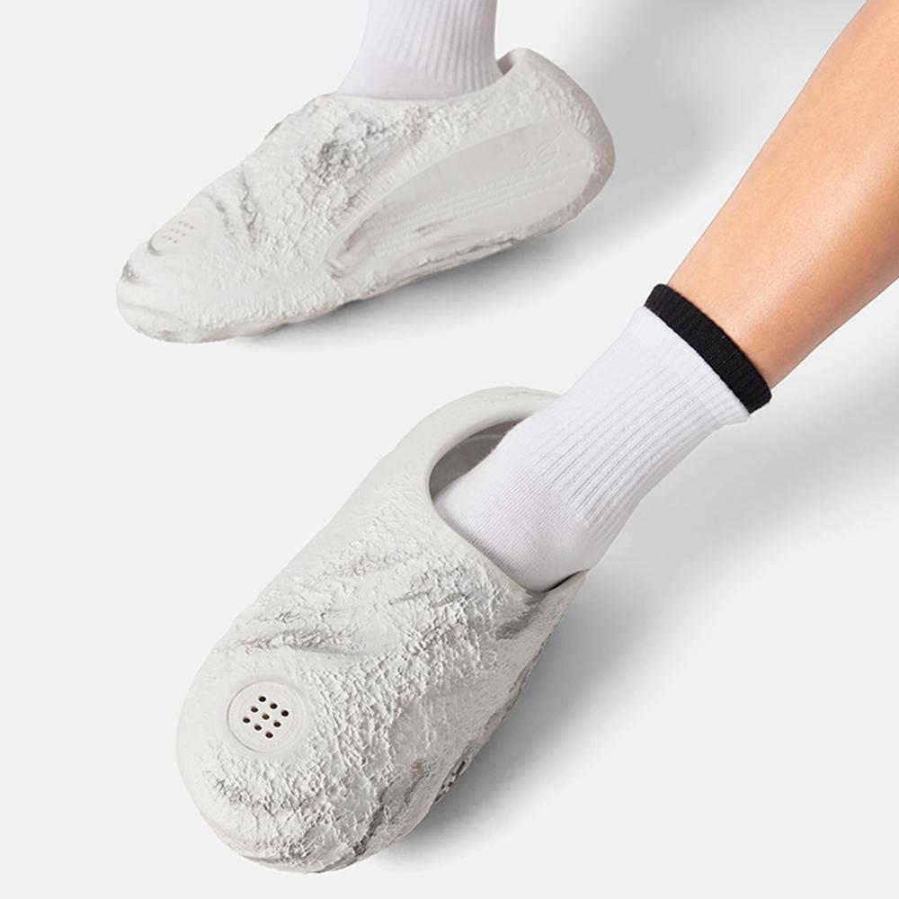 Li Ning Wade LUNAR ROCK Амортизация Устойчивость к истиранию Легкие Упругие Низкие Повседневная Обувь Мужская Белый Серый ABTV009-1