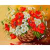 DIY Flower 5D Diamond Painting Full Round Drill Diamond Embroidery Cross Stitch Mosaic Rhinestone Home Decor Wall Art Gift