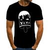 Personalized Summer Fashion Round Neck Ice Cream Trend Map 3D Printed Men's Short Sleeved T-shirt