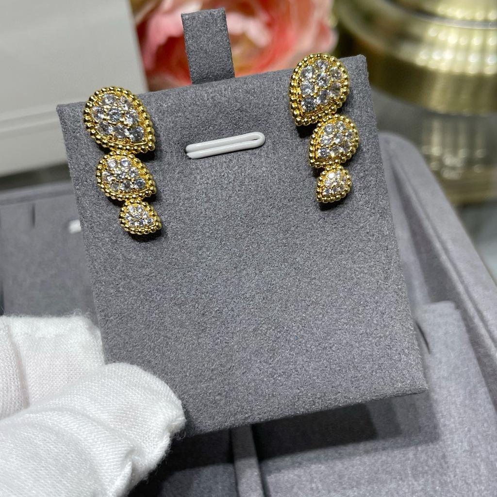 Горячий бренд Винтажные серьги для женщин Роскошные украшения Мода Капля воды Дизайнерские серьги-подвески Чистое серебро 925 пробы Вечерние серьги-пусеты