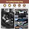 Triangular Ceiling Storage Net Double-Layer Mesh Net Anti-Fall Suv Roof Organizer Adjustable Car Interior Cargo Storage Bag