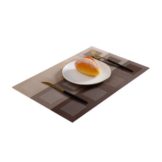 Тканый коврик под вестерн, ПВХ-подставка под стол в европейском стиле, утолщенный утепленный коврик под стол в скандинавском стиле для гостиниц, имитация льна