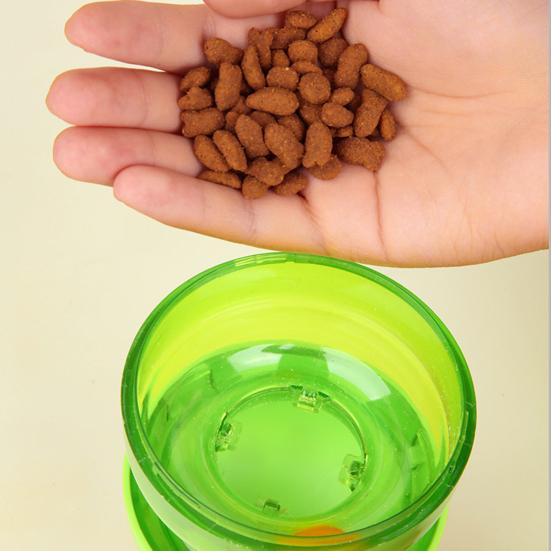 Игрушка-мяч для кошек, медленная кормушка, шарик для лакомства, игрушка-головоломка для кошек, диспенсер, интерактивная игрушка в форме лягушки