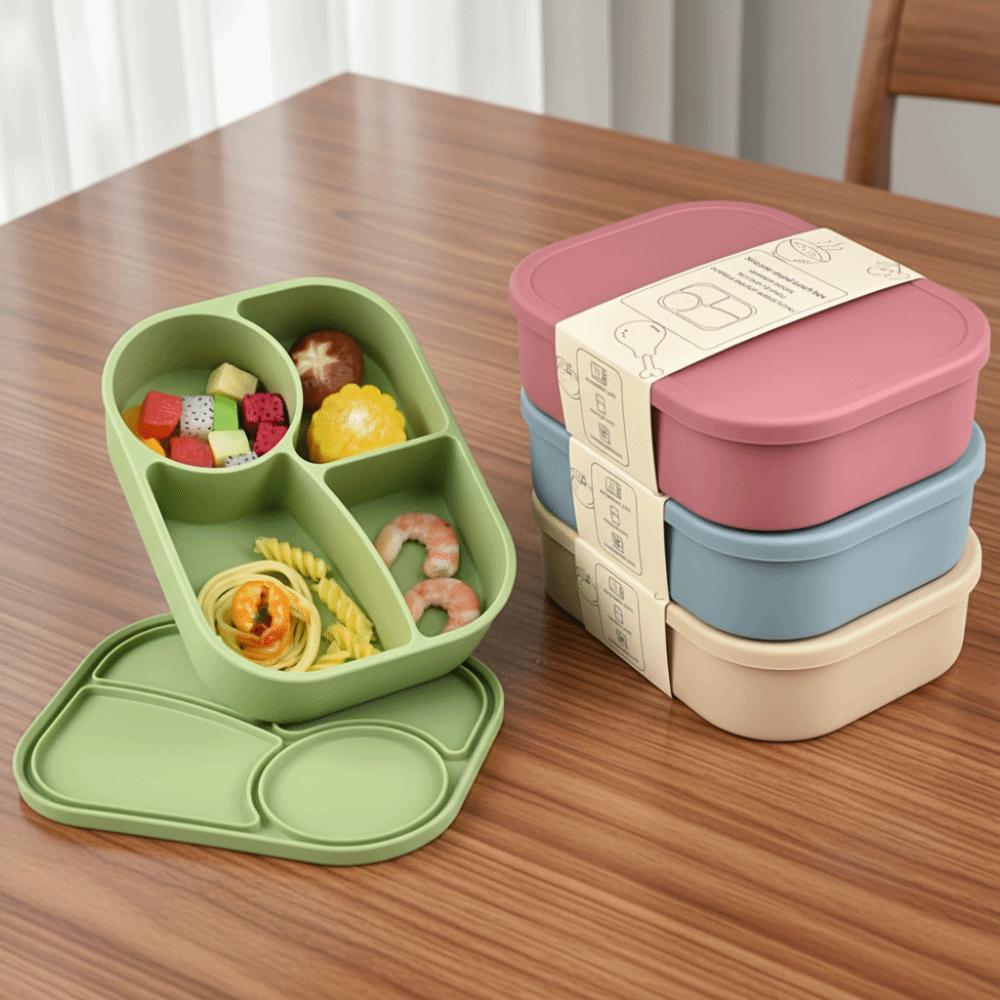 Leak Proof Lunch Container Heat Resistant Picnic Box Tableware Food Box Student