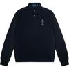Polo Ralph Lauren Solid Color Bear Embroidered Long Sleeve Polo Shirt Men Tops Black 710766810-001