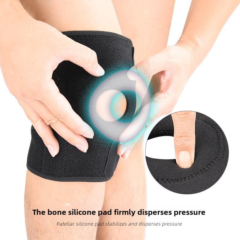 Открытые наколенники компрессионные ремни приседания скакалка спортивная поддержка наколенники бег велоспорт альпинизм на открытом воздухе защитное снаряжение