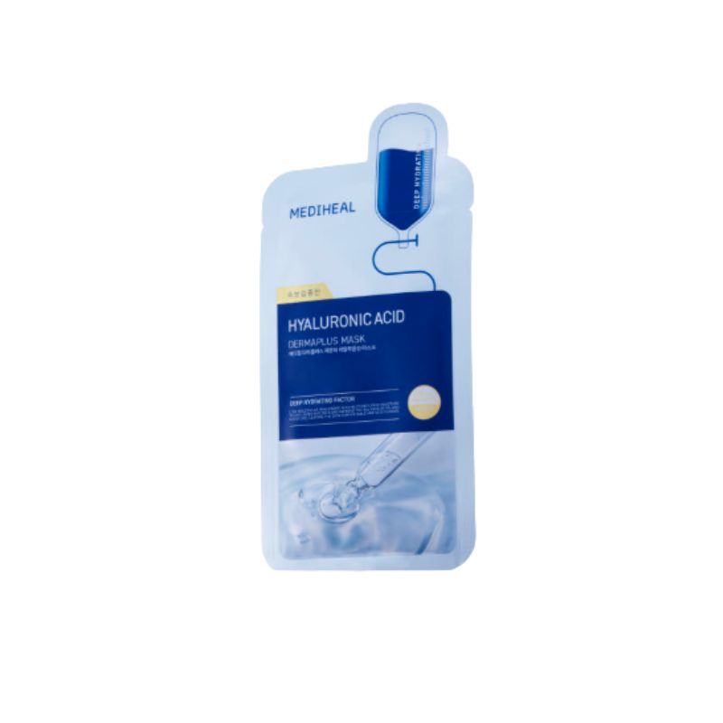 MEDIHEAL Dermaplus Low Molecular Hyaluronic Acid Hydrating Sheet Mask 22ml x 10 Sheets