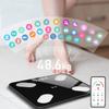 Body Size Fat Smart BMI Size LED Digital Bathroom Wireless Weight Scale Balance Bluetooth APP IOS/Android 26 X 26cm