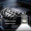High Bright Mini Keychain Light Portable LED Torch Lamp Warning Light Camping Hanging Lamp  Outdoor
