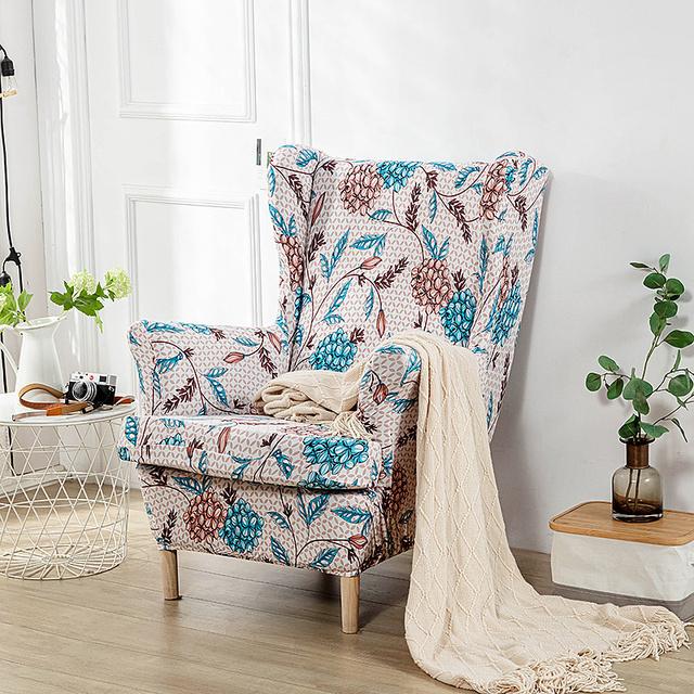 Чехлы для кресел Bohemia Wing, чехлы для кресел из эластичного спандекса, съемные чехлы для диванов Relax с чехлом для подушек сидений