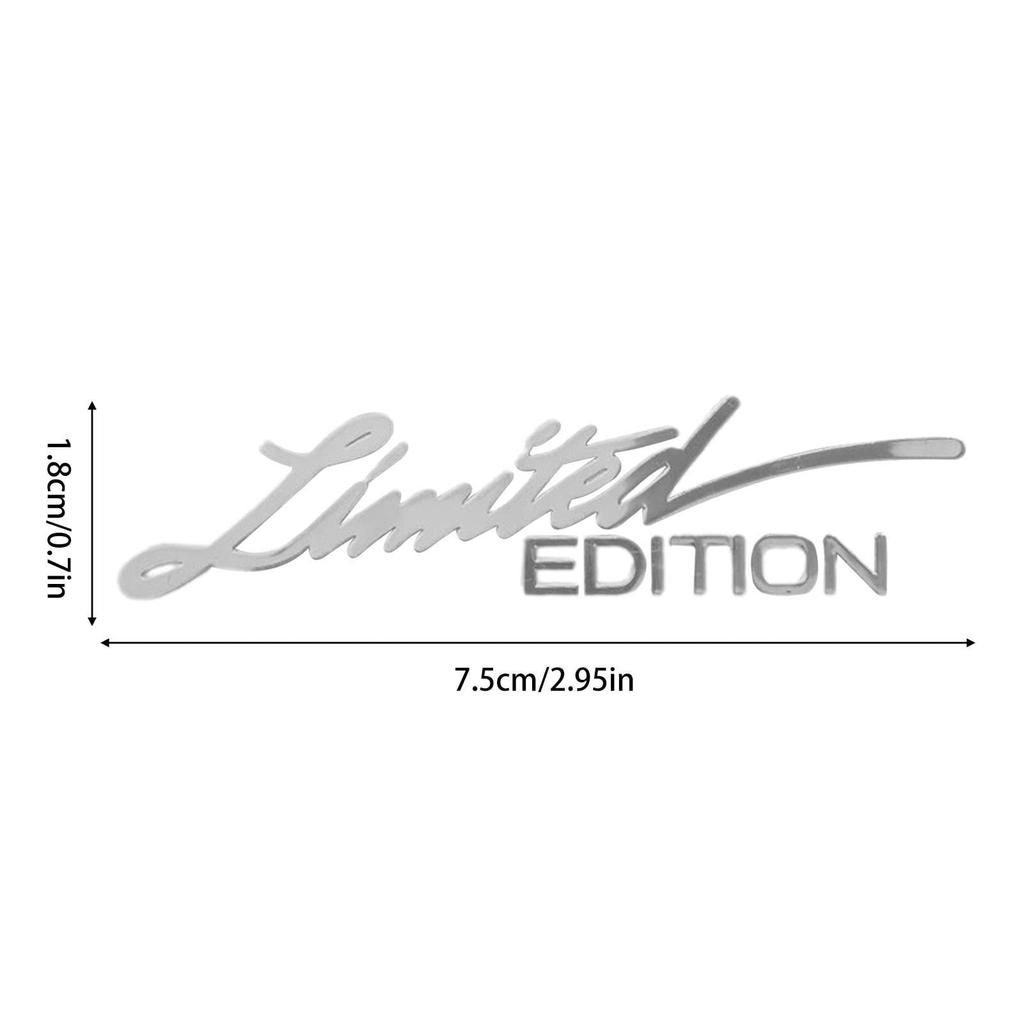 Car Metal Limited Edition Sticker - Car Sticker Creative Car Sticker Motorcycle Sticker Metal