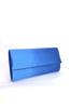 Women's Stylish and Useful Evening Dress Bag Women's Satin Portfolio Evening Dress Bag Saks Blue