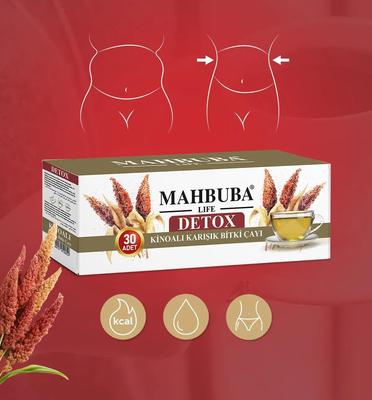 Травяной чай Mahbuba Detox — натуральная смесь киноали, 30 пакетиков для очищения и хорошего самочувствия