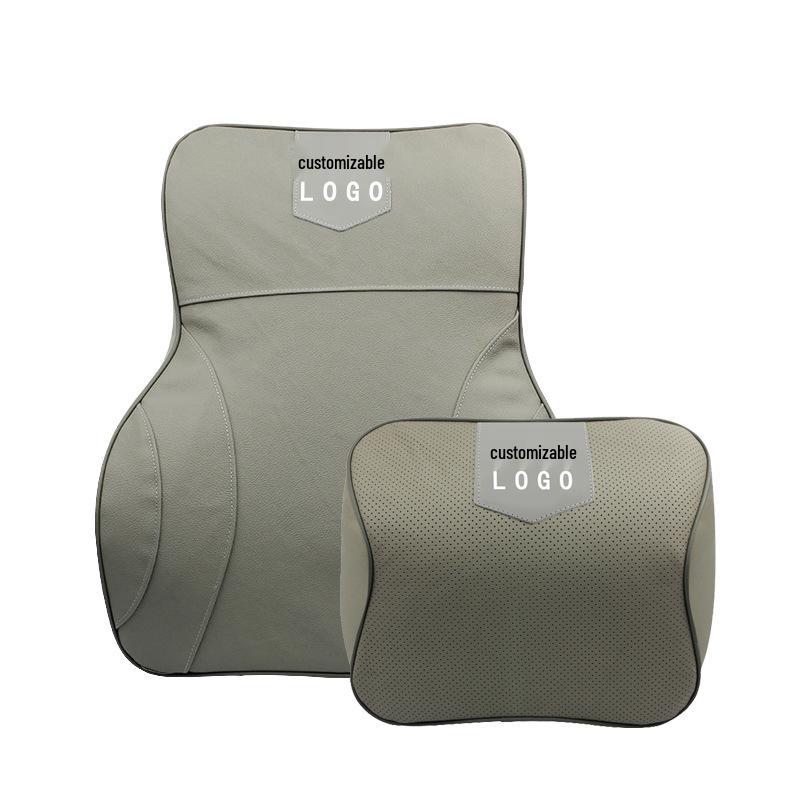 Buick Car Headrest and Lumbar Support Pillow - Memory Foam, Customizable Logo
