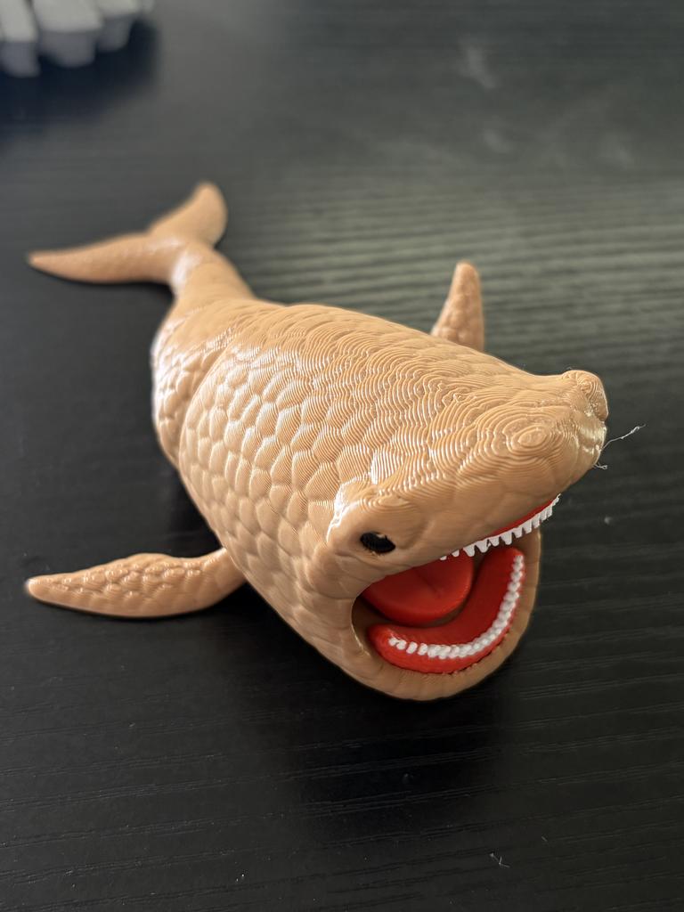 Блуп Морское Чудовище 3D Печатная Гибкая Сочлененная Игрушка-Антистресс – Пожиратель Морей Глубоководное Существо Коллекционная, Настольная Игрушка для Снятия Стресса