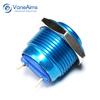 16mm Metal Push Button Switch VaneAims Self Reset Momentary Oxidation Red Blue Black Green Yellow High Head Mini Electric Switch