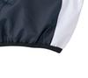 ZETT Baseball Short Sleeve Navy X White Size BOV535H Half-Zip Jumper, (2911A), S,