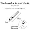 Portable Keychain Whistle 6 Colors Camping Hiking Tool New High Decibel Whistle  Outdoor Tool
