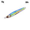 Tarpon Minnow Spinning Baits 10g 15g Lead Casting Spanish Mackerel Jig Bait Metal Fishing Lure