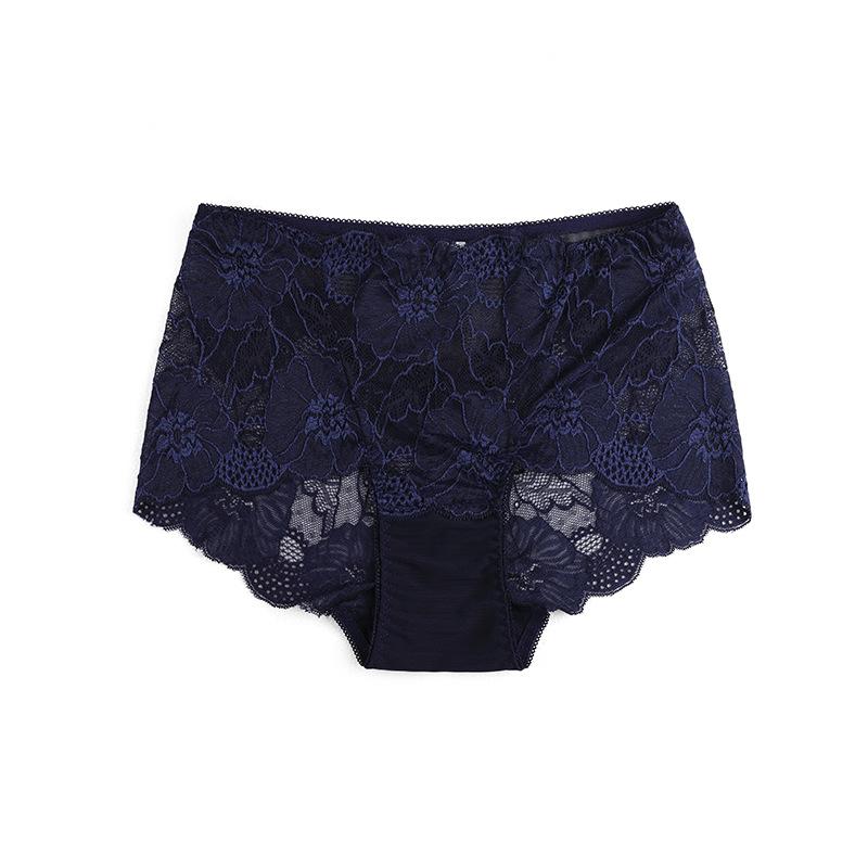 10 Color Women Sexy Lace Panties Flowers Embroidery Underwear Mid Waist Butt Lift Seamless Briefs Plus Size Elasticity Panty