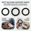 Silicone Delay Ring For Men Medical Grade Material Comfortable Fit Enhance Intimacy