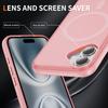 For iPhone 17 Case PC+TPU Skin Touch Anti-drop Phone Cover Compatible with MagSafe